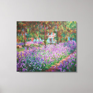 Toile Claude Monet - Le jardin de l'artiste à Giverny