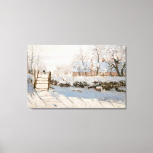 Toile Claude Monet - Le Magpie