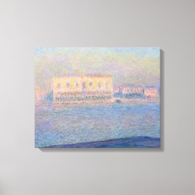 Toile Claude Monet | Le Palais des Doges vu de San Gio (Recto)