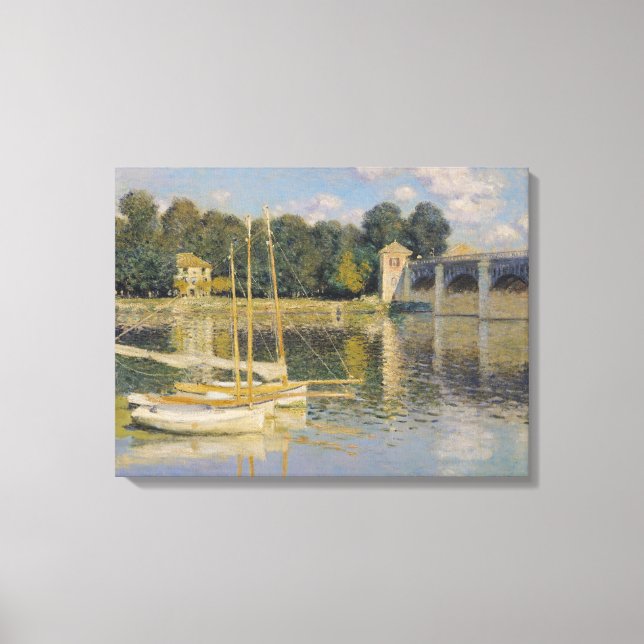 Toile Claude Monet | Le pont d'Argenteuil, 1874 (Recto)