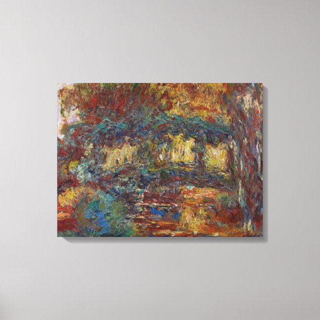 Toile Claude Monet | Le pont japonais (Recto)