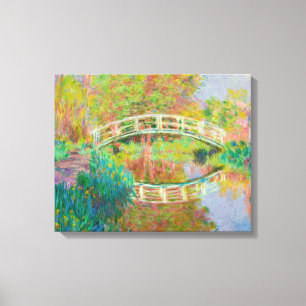 Toile Claude Monet - Le Pont japonais, Giverny