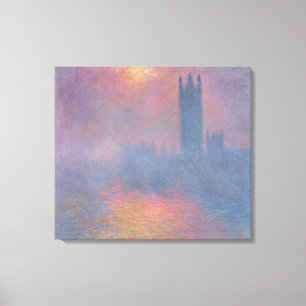 Toile Claude Monet Les Chambres du Parlement, Londres