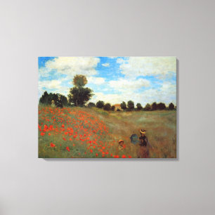 Toile Claude Monet - Les Coquelicots
