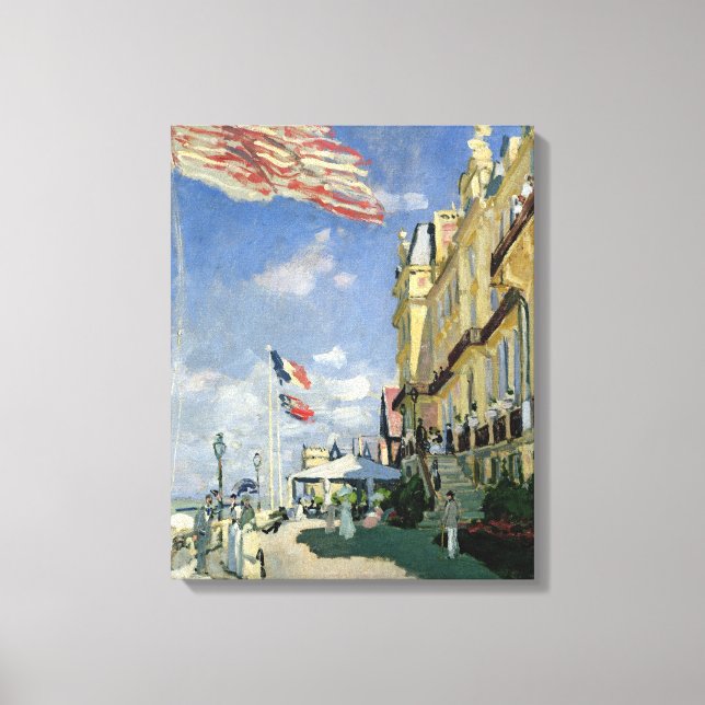 Toile Claude Monet | L'Hôtel des Roches Noires (Recto)