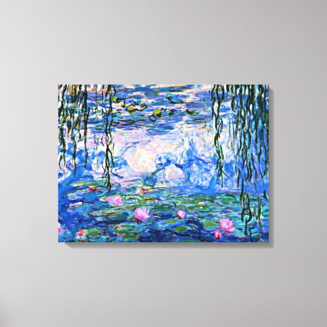 Toile Claude Monet - Lys à eau, 1919 (Recto)