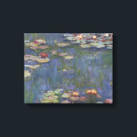 Toile Claude Monet - Lys d'eau<br><div class="desc">Water Lilies par Claude Monet, 1916. Claude Monet a été un fondateur de la peinture impressionniste française, et le praticien le plus cohérent et le plus prolifique de la philosophie du mouvement d'exprimer ses perceptions avant la nature, surtout en ce qui concerne la peinture paysage en plein air. Le terme...</div>