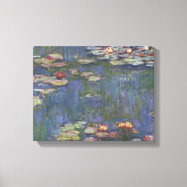 Toile Claude Monet - Lys d'eau (Recto)