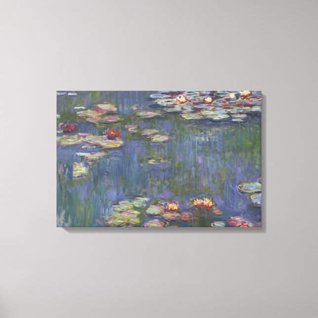 Toile Claude Monet - Lys d'eau (Recto)