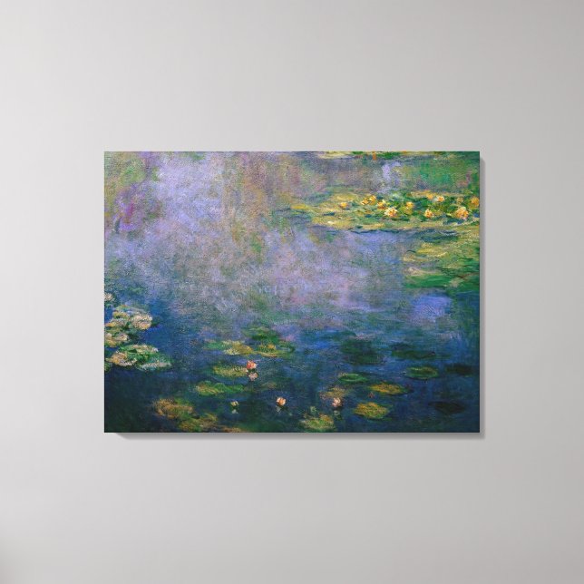 Toile Claude Monet - Lys d'eau (Recto)