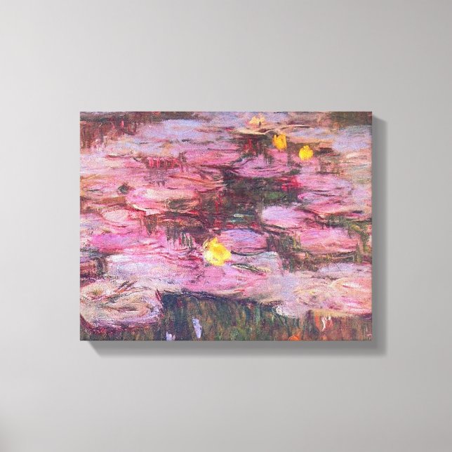 Toile Claude Monet - Lys d'eau 1917 (Recto)