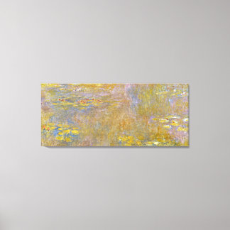 Toile Claude Monet - Lys d'Eau (Nirvana Jaune)