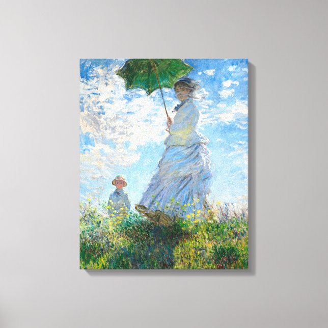 Toile Claude Monet Madame Monet et son fils (Recto)