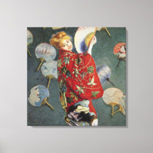 Toile Claude Monet - Madame Monet Portant Un Kimono