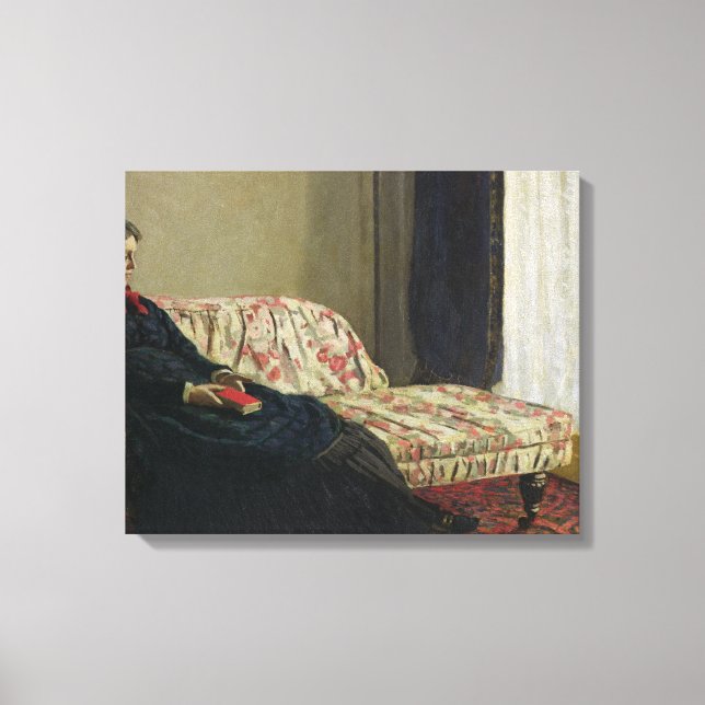 Toile Claude Monet | Méditation ou Madame Monet (Recto)