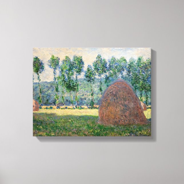 Toile Claude Monet - Meules près de Giverny (Recto)