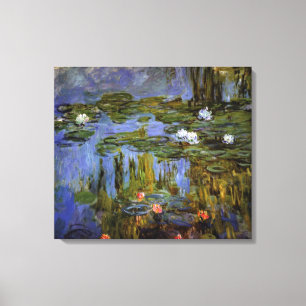 Toile Claude Monet - nénuphars dans l'étang