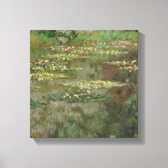 Toile Claude Monet | Nénuphars ou l'étang de la lys d'ea (Recto)