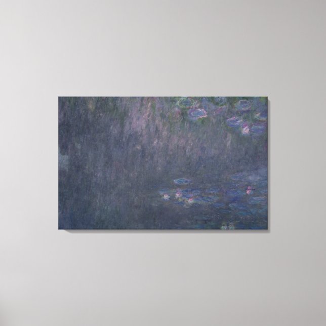 Toile Claude Monet | Nénuphars : Réflexions des arbres (Recto)