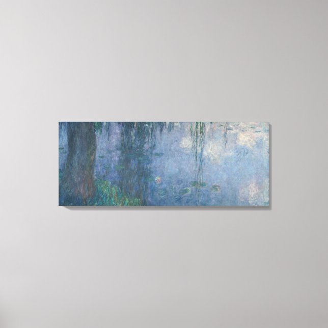 Toile Claude Monet | Nénuphars : Willows pleurs, 1914 (Recto)