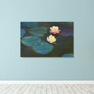 Toile Claude Monet Nymphéas Art Impressionniste à l'Huil