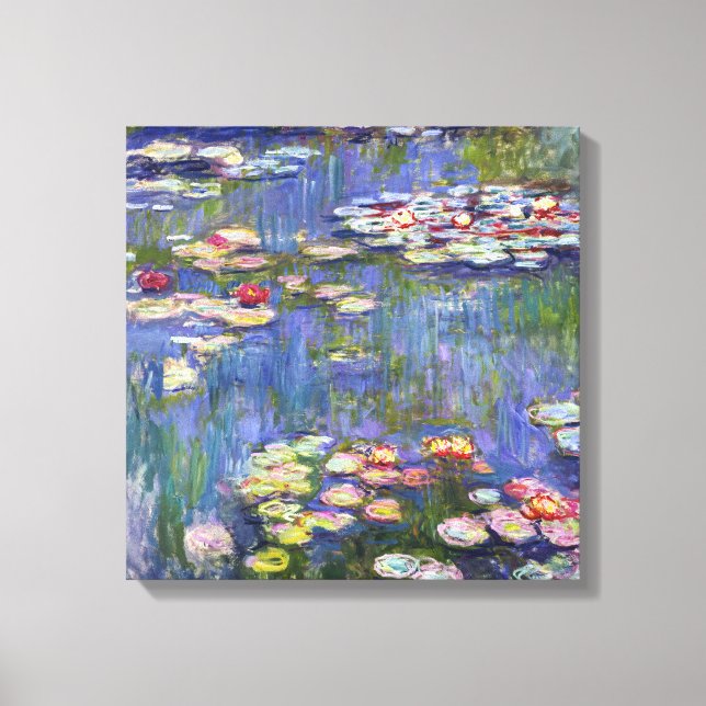 Toile Claude Monet - Nymphéas / Nymphéas (Recto)