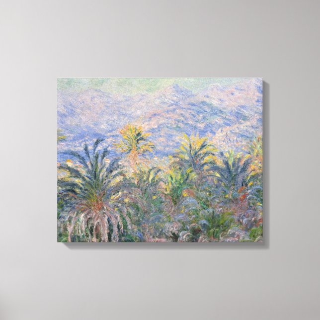 Toile Claude Monet | Palmiers à Bordighera (Recto)