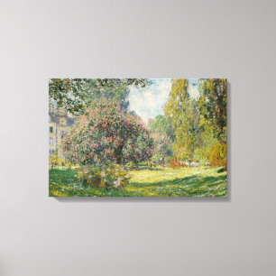 Toile Claude Monet - Paysage : Le Parc Monceau