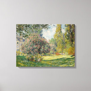 Toile Claude Monet   Paysage : Le Parc Monceau