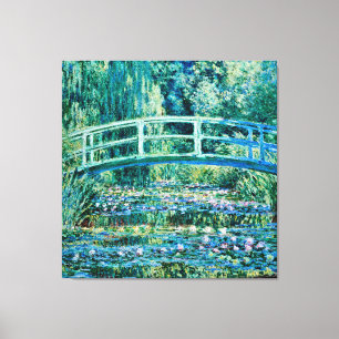 Toile Claude Monet - Pont D'Eau Et Pont Japonais