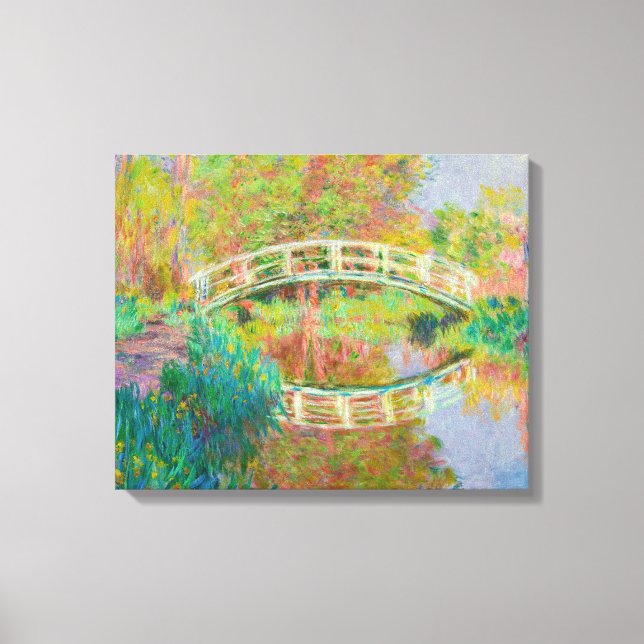 Toile Claude Monet - Pont Japonais, Giverny (Recto)