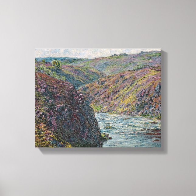 Toile Claude Monet | Ravins de la Creuse (Recto)