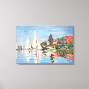 Toile Claude Monet - Régates à Argenteuil