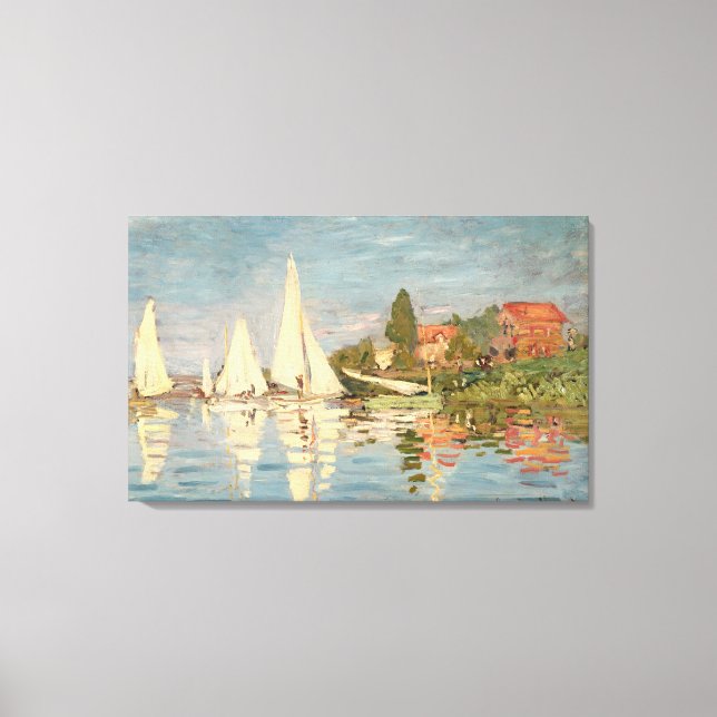 Toile Claude Monet | Regatta at Argenteuil, c.1872 (Recto)