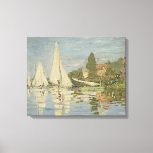 Toile Claude Monet - Regattas à Argenteuil