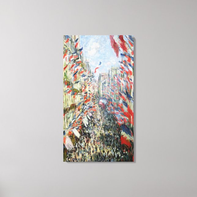 Toile Claude Monet | Rue Montorgueil, Paris (Recto)