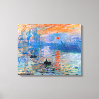 Toile Claude Monet Sunrise