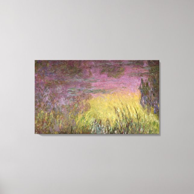 Toile Claude Monet | Sunset Nénuphar, 1915-26 (Recto)