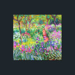 Toile Claude Monet : The Iris Garden at Giverny<br><div class="desc">Une toile classique colorée ornée du jardin d'iris de Giverny,  peinte par le peintre impressionniste Claude Monet.</div>