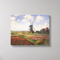 Claude Monet | Tulip Fields Rijnsburg Windmill
