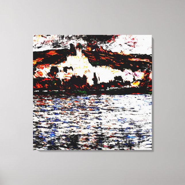 Toile Claude_Monet_-_Vétheuil (Recto)