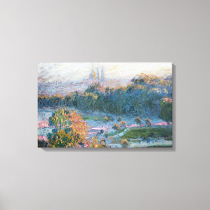 Toile Claude Monet - Vue des Tuileries, étude