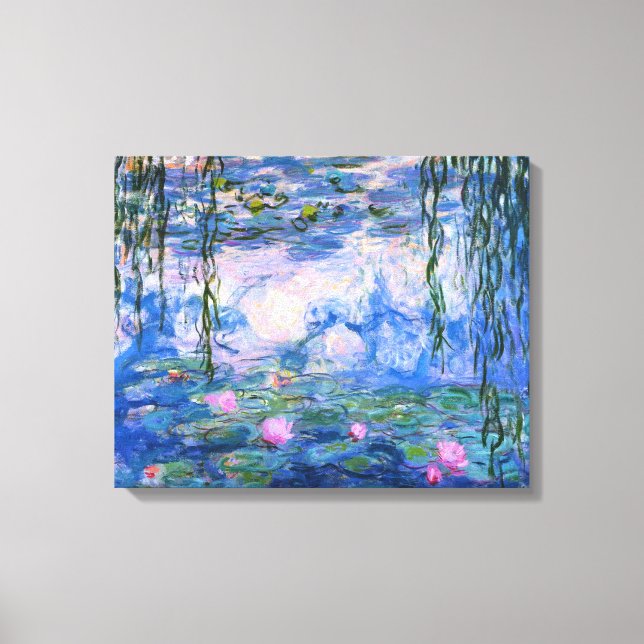 Toile Claude Monet Water Lillies 1919 Canvas (Recto)