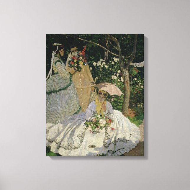 Toile Claude Monet | Women in the Garden (Recto)