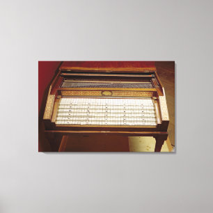 Toile Clavecin, par Johann Jakob Konnicke, 1796