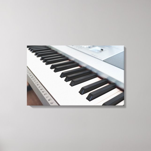 Toile Clavier numérique pour piano (Recto)