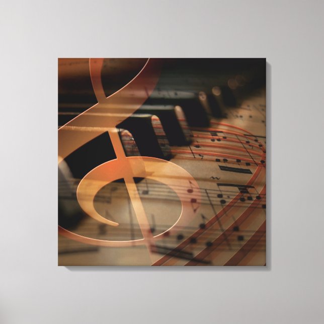 Toile Clavier pianiste (Recto)