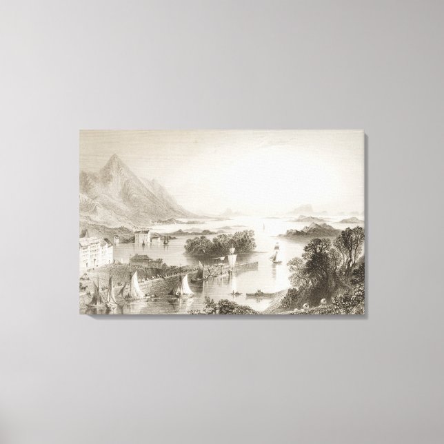 Toile Clew Bay vue de Westport, Comté de Mayo (Recto)