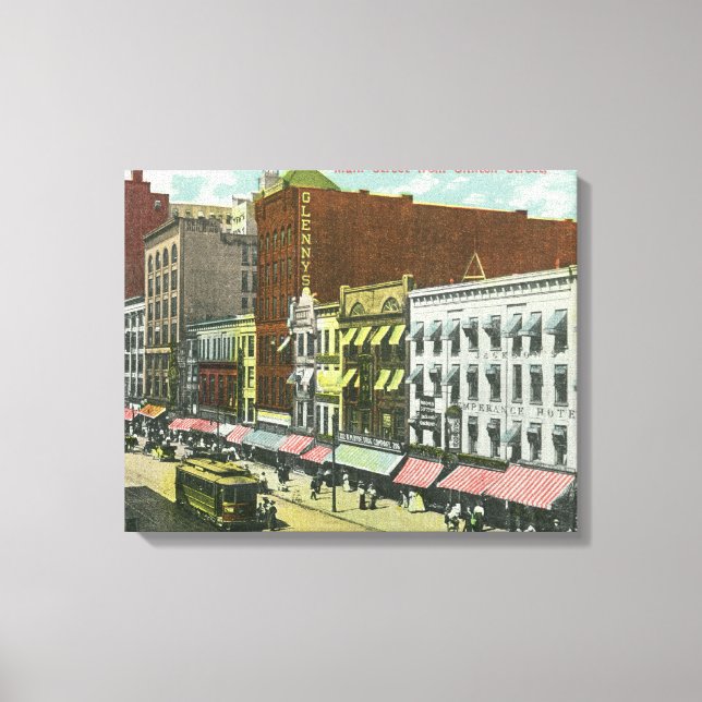 Toile Clinton Street Vue de Main Street (Recto)