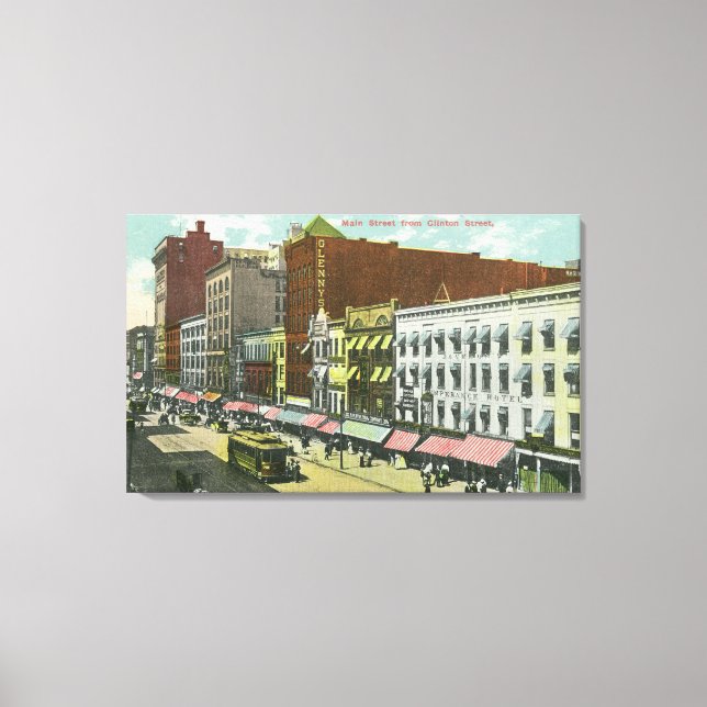Toile Clinton Street Vue de Main Street (Recto)